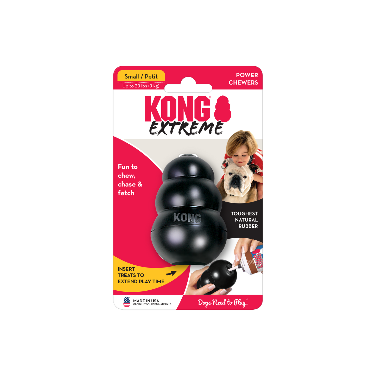 Kong Extreme Toy for Dogs — side view