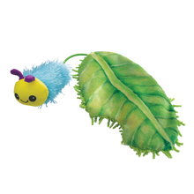 Kong Flingaroo Caterpillar Toy For Cats Blue Green