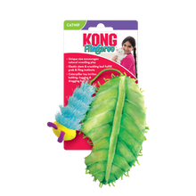Kong Flingaroo Caterpillar Toy For Cats Blue Green - Image 3