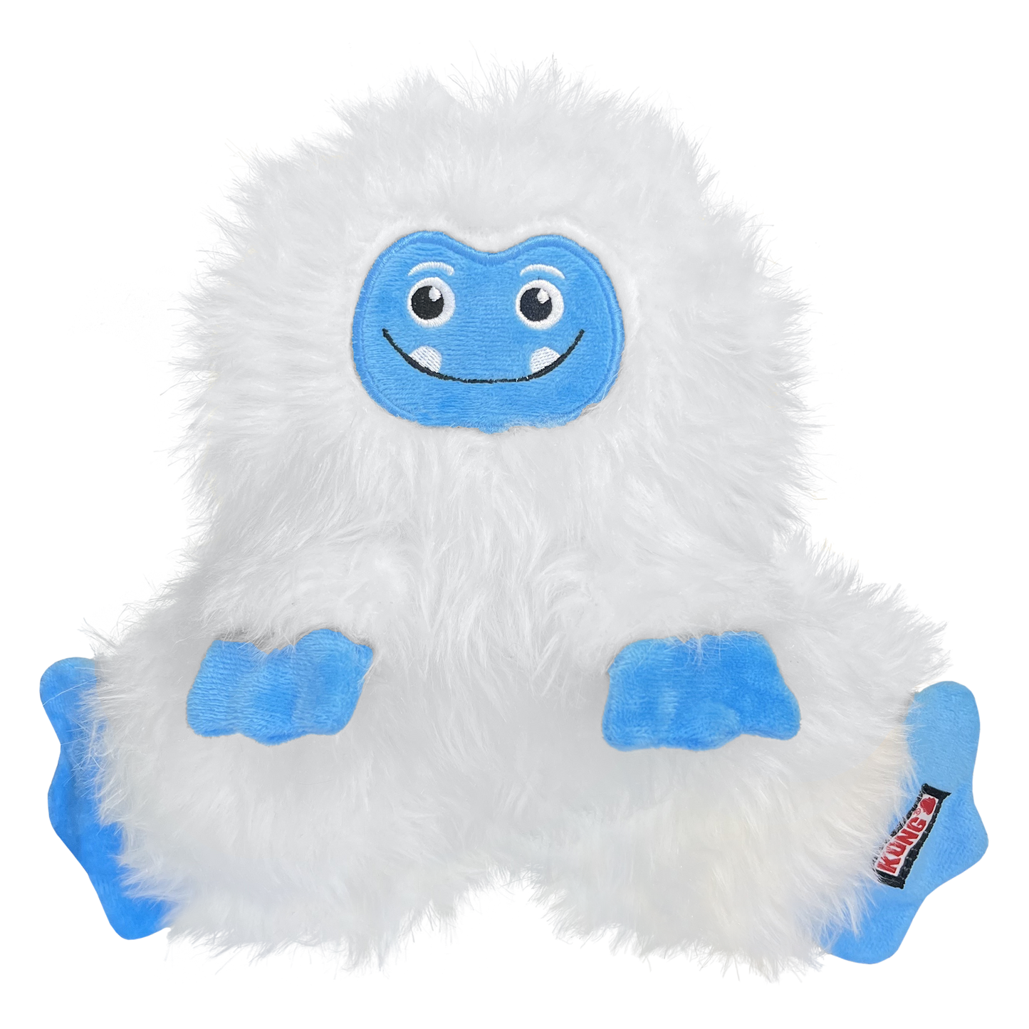 Kong Frizzles Yeti Toy For Dogs White