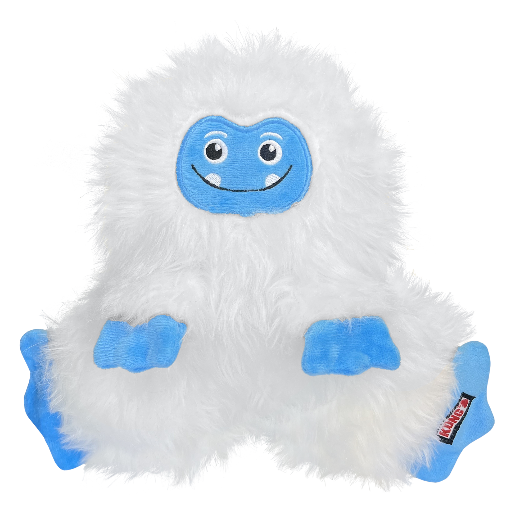 Kong Frizzles Yeti Toy For Dogs White