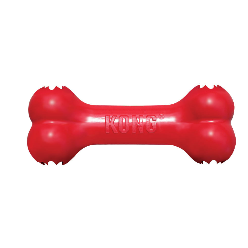 Kong Goodie Bone Toy for Dogs | For Aggressive Chewers — in use