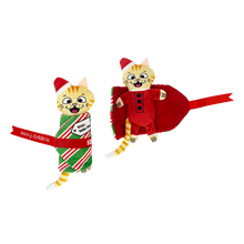 Kong Pull A Partz Present Toy For Cats Red Yellow