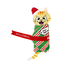 Kong Pull A Partz Present Toy For Cats Red Yellow - Image 2
