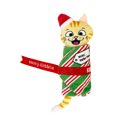 Kong Pull A Partz Present Toy For Cats Red Yellow - Image 2