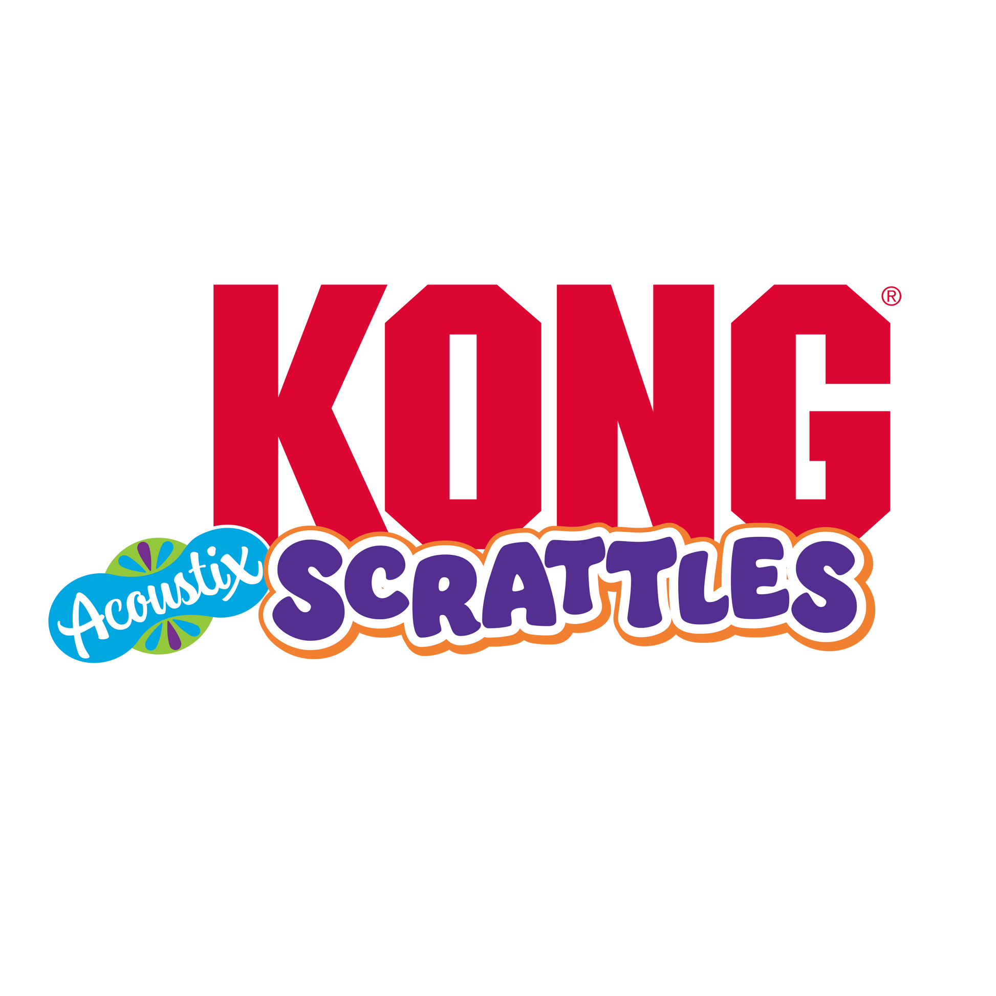 Kong Scrattles Acoustix Toy for Cats — back view