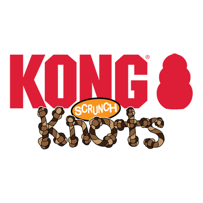Kong Scrunch Knots Squirrel Toy for Dogs — detail shot