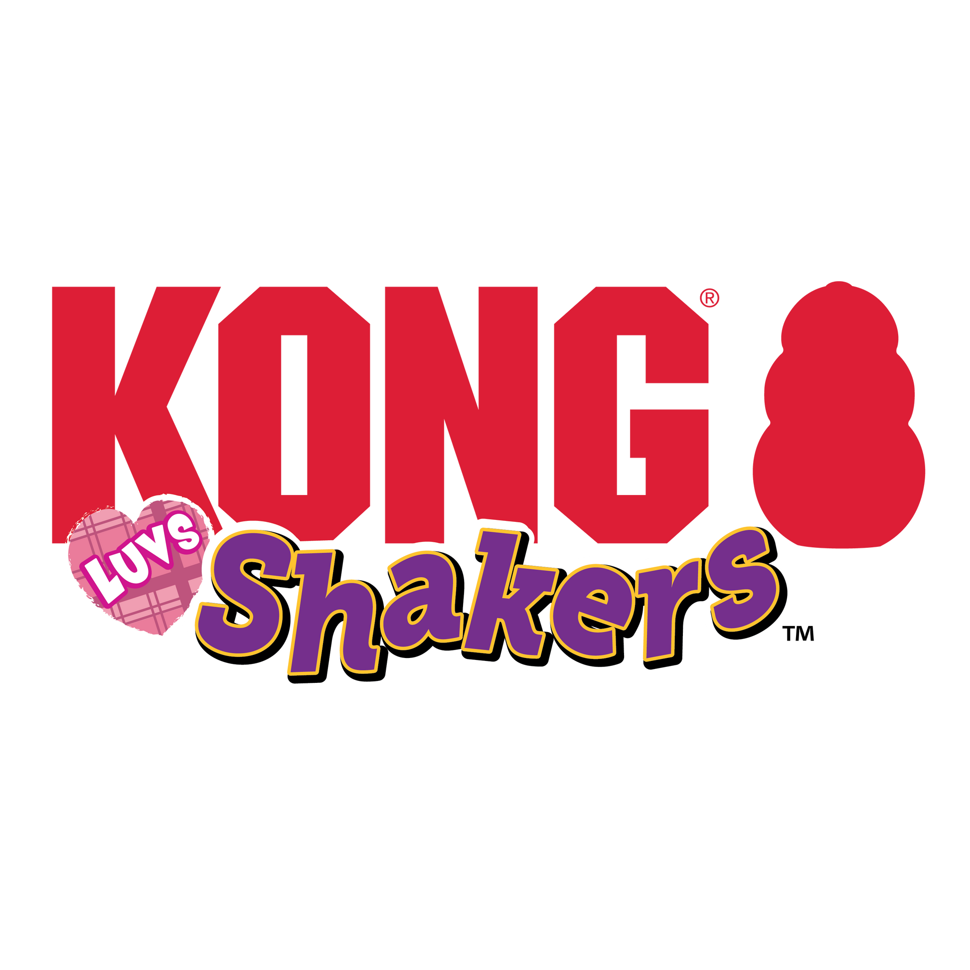Kong Shakers Luvs Reindeer Toy for Dogs — back view