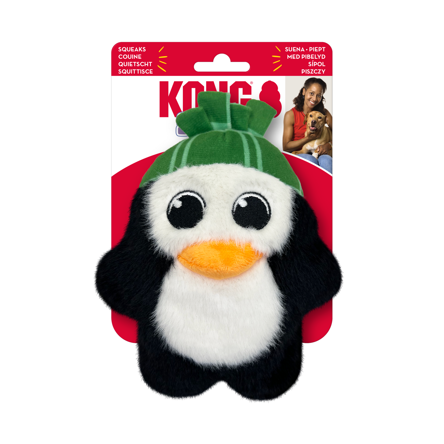 Kong Snuzzles Penguin Toy for Dogs — side view