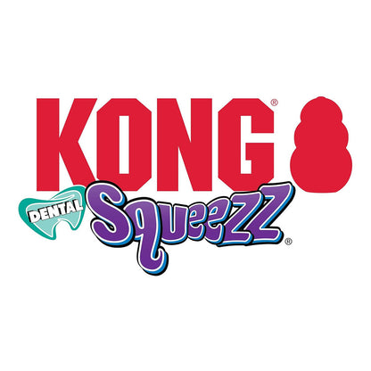 Kong Squeezz Dental Stick Toy for Dogs — detail shot