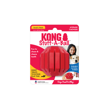Kong Stuff A Ball Toy for Dogs — side view