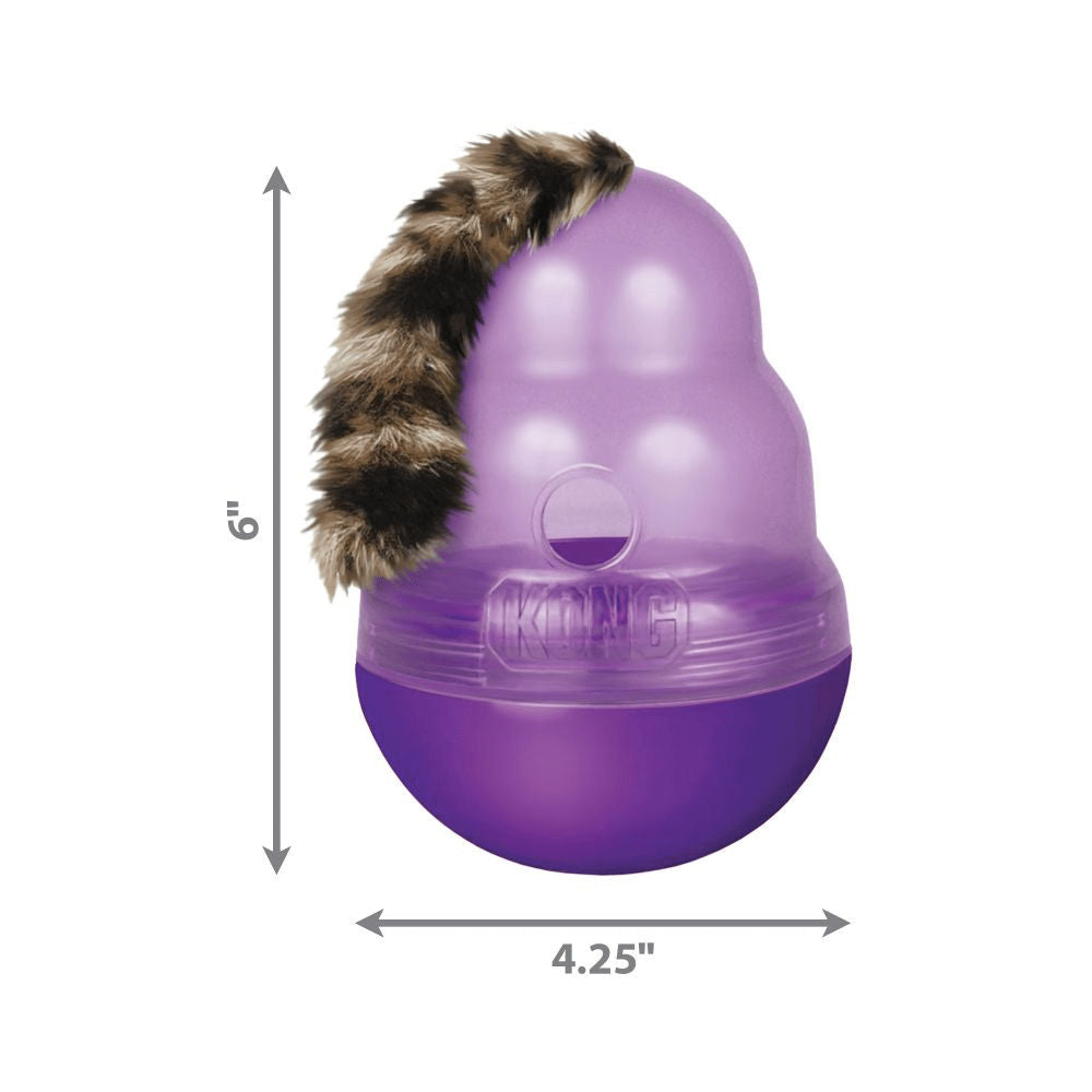 Kong Wobbler Toy for Cats — side view