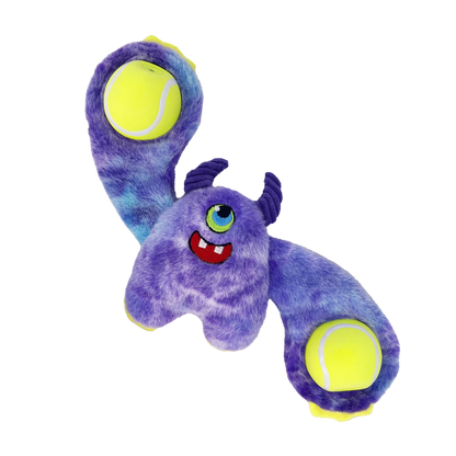 Kong Woozles Monster Plush Toy For Dogs Purple
