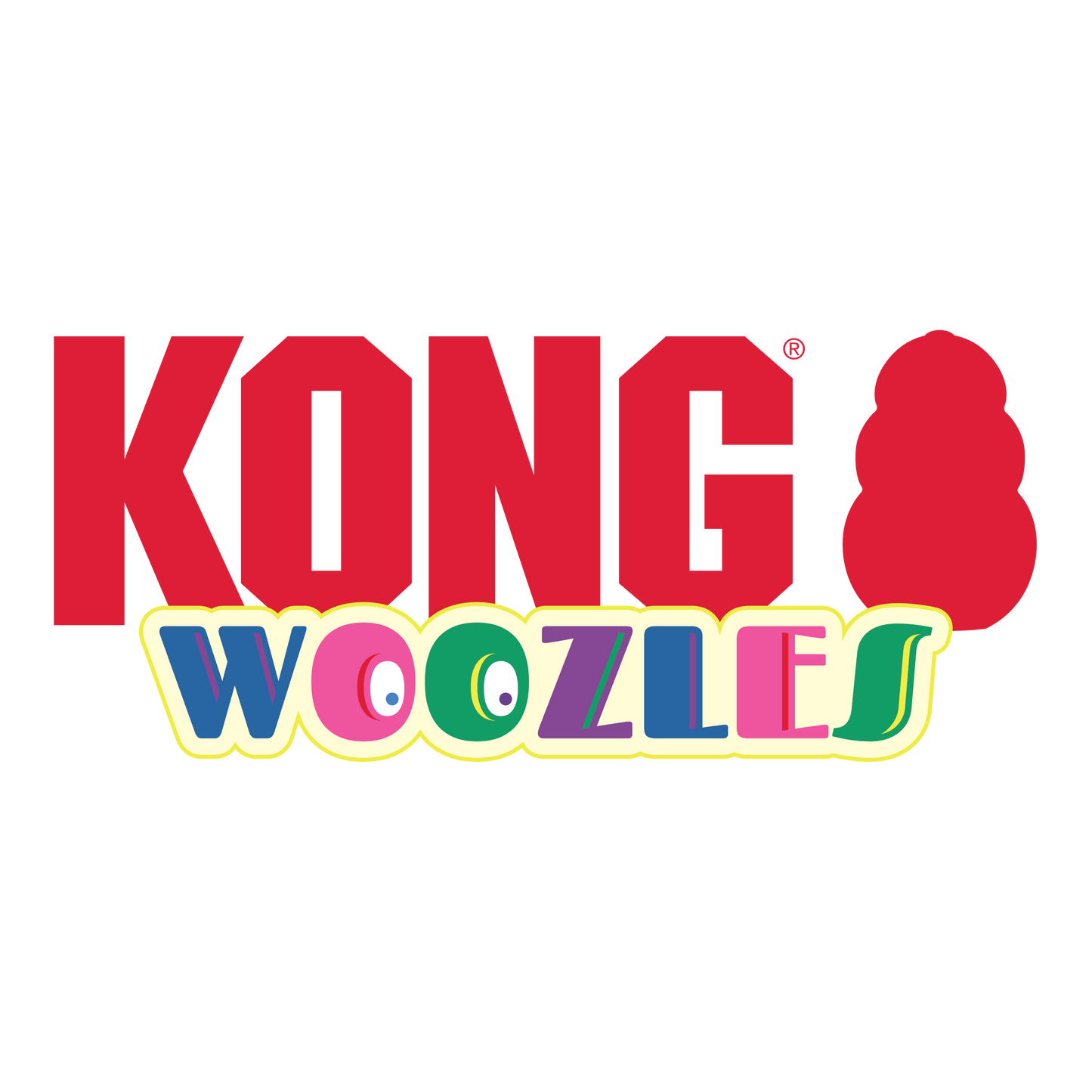 Kong Woozles Toy for Dogs — back view