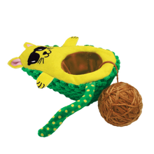 Kong Wrangler Avocato Toy For Cats Green