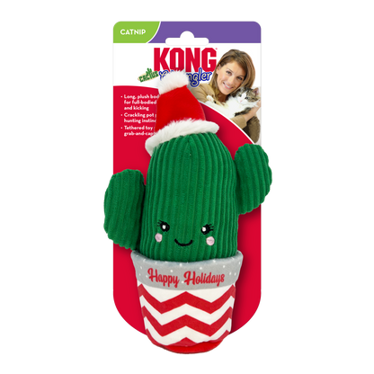 Kong Wrangler Cactus Toy for Cats — side view