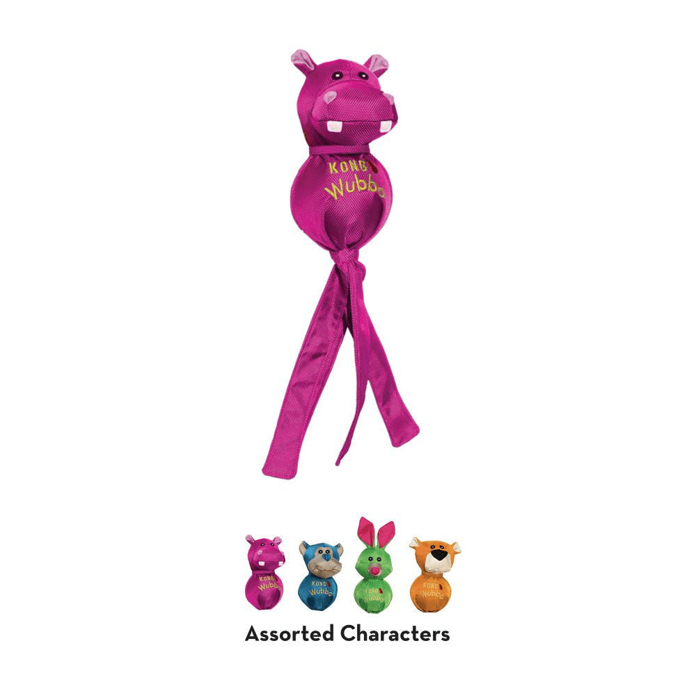 Kong Wubba Friends Plush Squeaky Toy for Dogs — in use