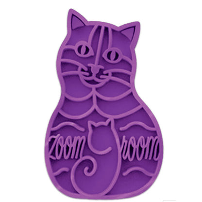 Kong Zoom Groom Brush for Cats — back view