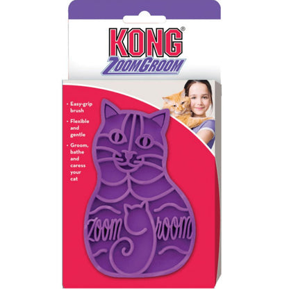 Kong Zoom Groom Brush for Cats — detail shot