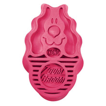 Kong Zoom Groom Raspberry Brush For Dogs