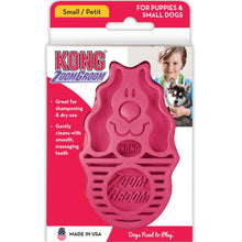 Kong Zoom Groom Raspberry Brush For Dogs - Image 2