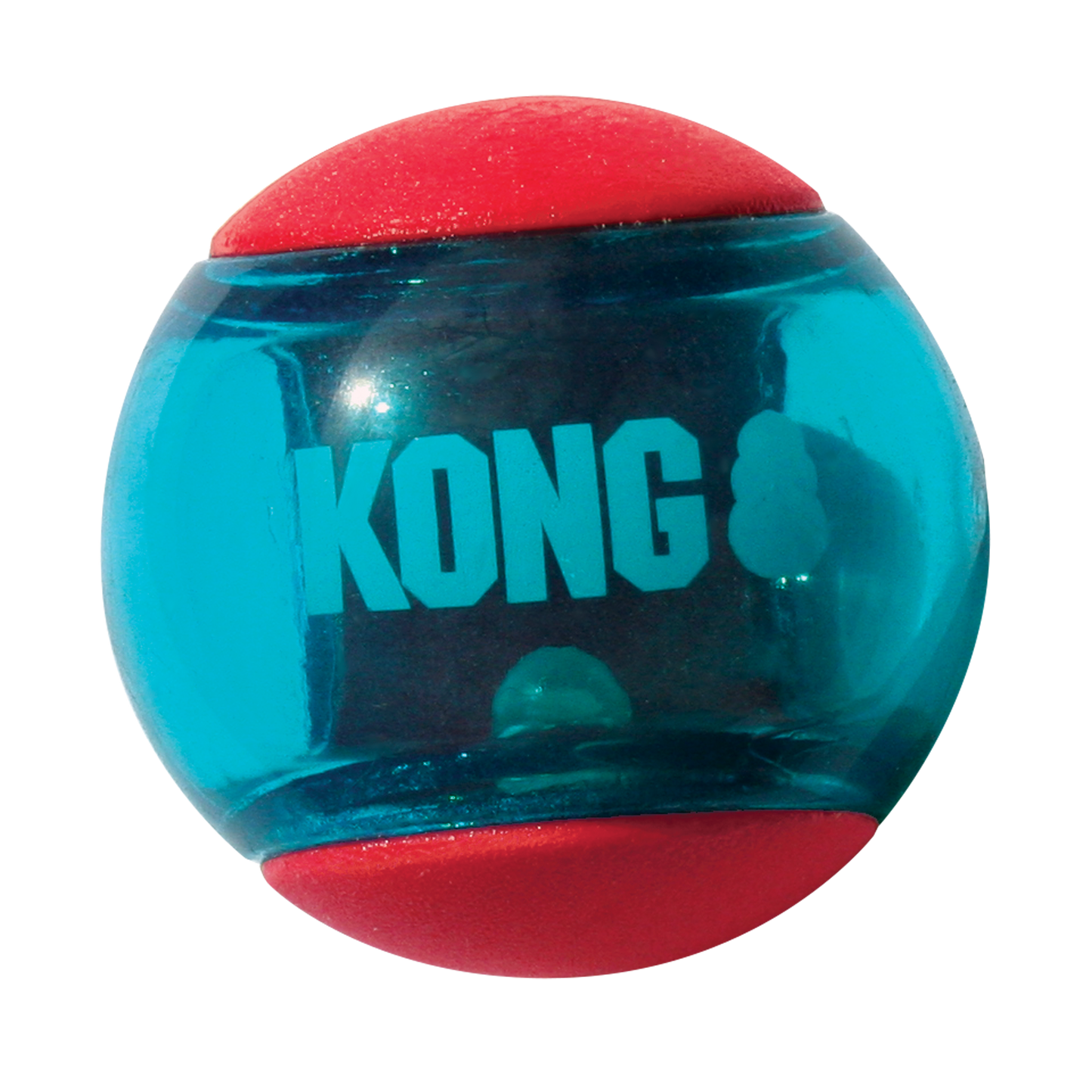 Kong Squeezz Action Ball 3pk Toy for Dogs — detail shot