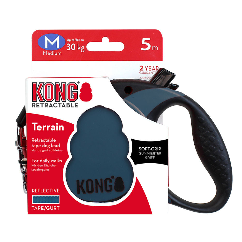Kong Terrain Retractable Leash for Dogs and Cats — detail shot