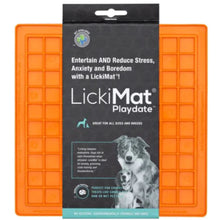 Lickimat Classic Playdate Slow Feeder For Cats Orange - Image 2