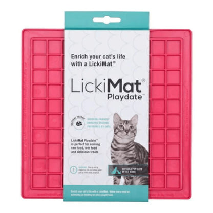 LickiMat Classic Playdate Slow Feeder for Cats and Dogs — side view