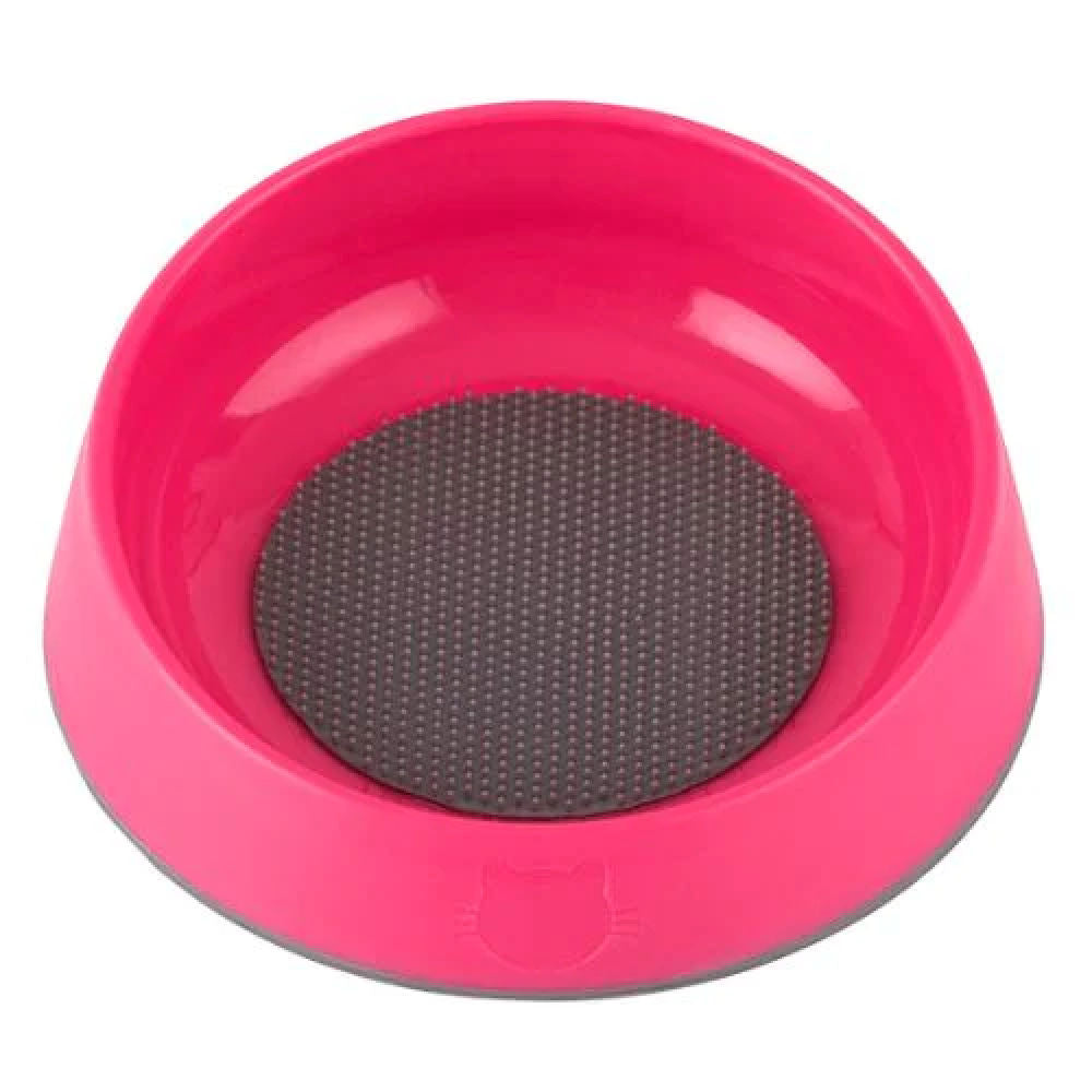Lickimat Oh Bowl Slow Feeder For Cat Pink