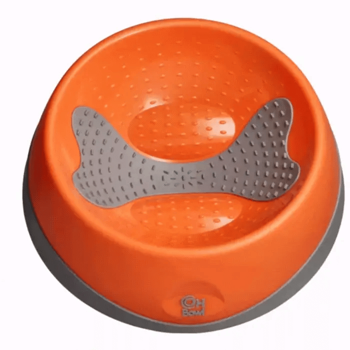 LickiMat OH Bowl Slow Feeder for Dogs — back view