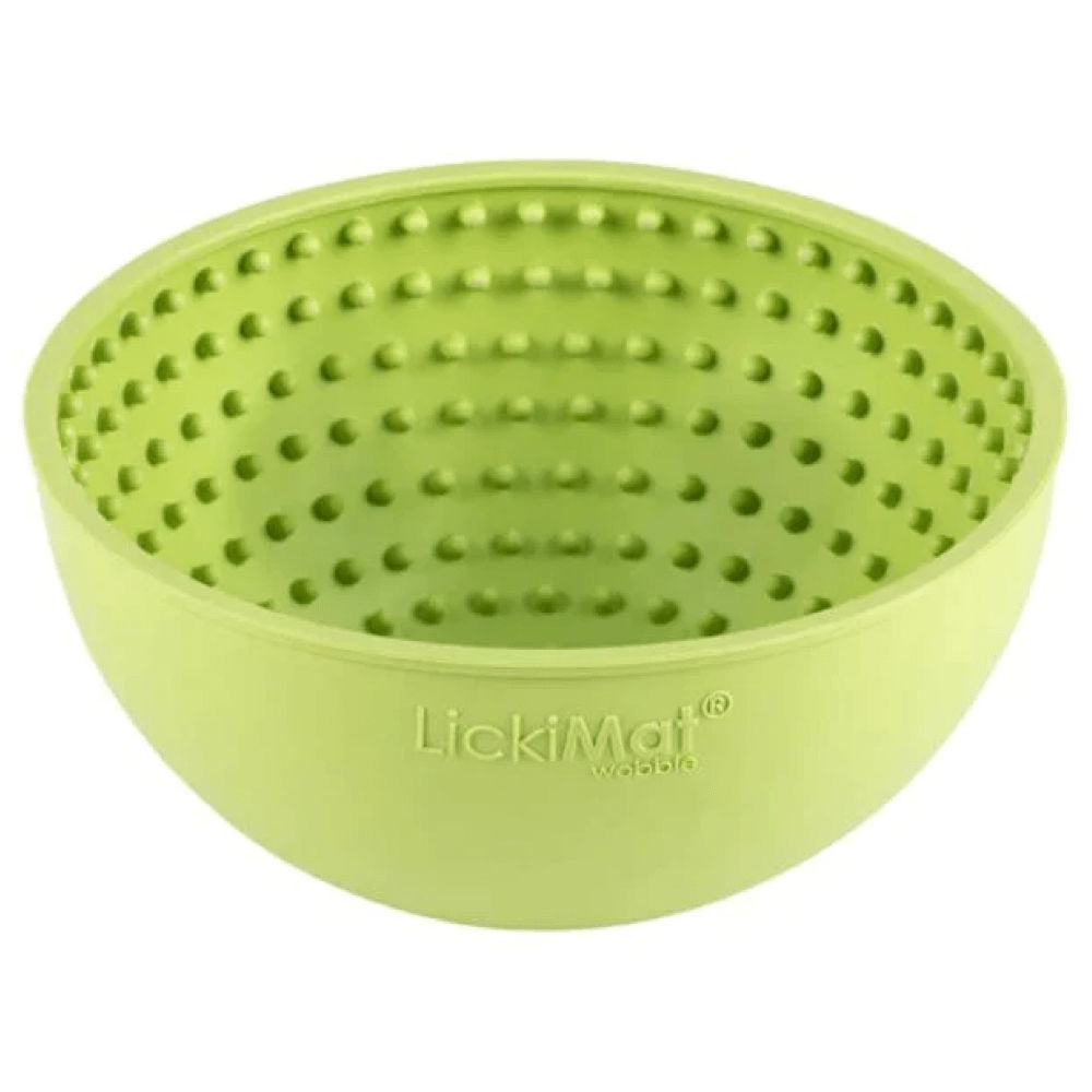 Lickimat Wobble Slow Feeder For Dogs Light Green