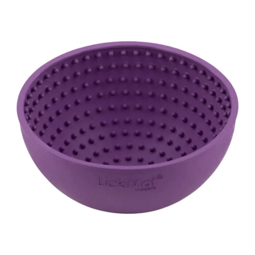 LickiMat Wobble Slow Feeder for Dogs — in use