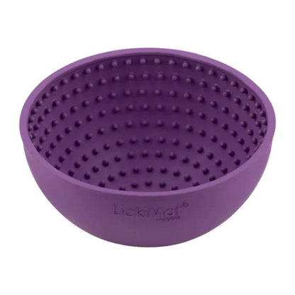LickiMat Wobble Slow Feeder for Dogs — in use