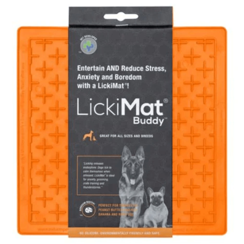 LickiMats Classic Buddy Slow Feeder for Dogs and Cats — side view