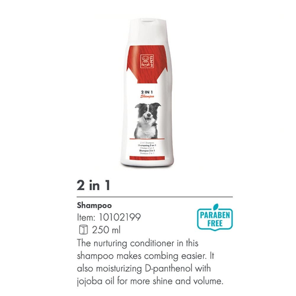M Pets 2 in 1 Shampoo & Conditioner for Dogs — back view