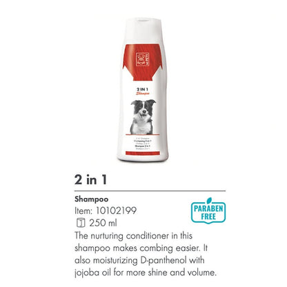 M Pets 2 in 1 Shampoo & Conditioner for Dogs — back view