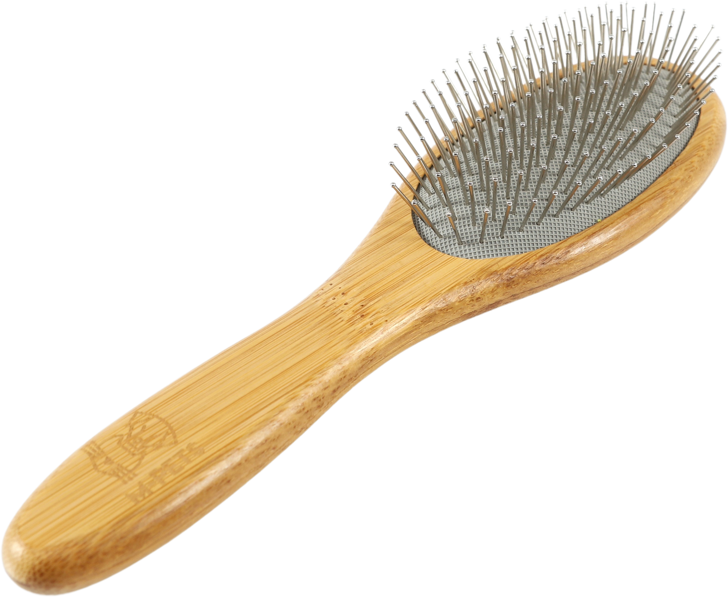 M Pets Bamboo Ball Pin Grooming Brush For Dogs And Cats