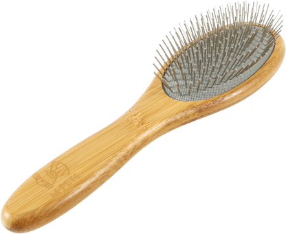 M Pets Bamboo Ball Pin Grooming Brush For Dogs And Cats