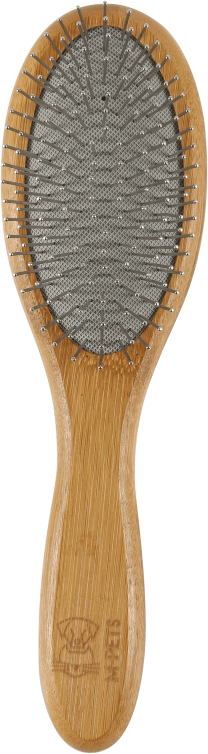 M Pets Bamboo Ball Pin Grooming Brush For Dogs And Cats - Image 3
