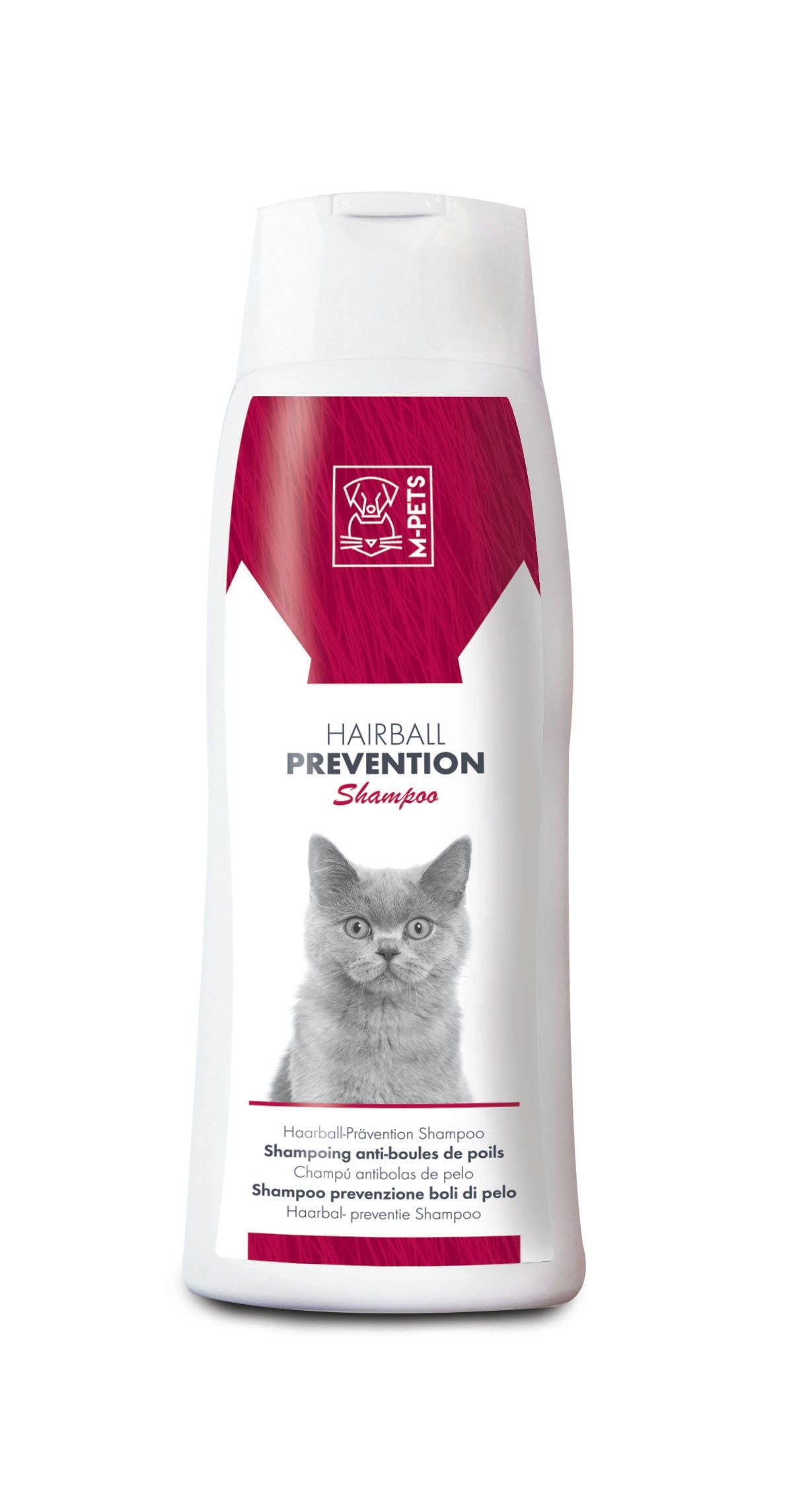 M Pets Hairball Prevention Shampoo For Cats White