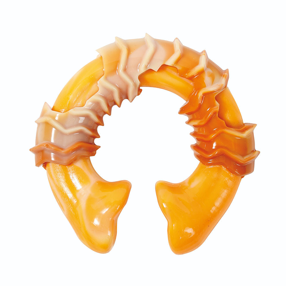 M Pets Carnivore Ring Bone Bacon Scented Chew Toy for Dogs — side view