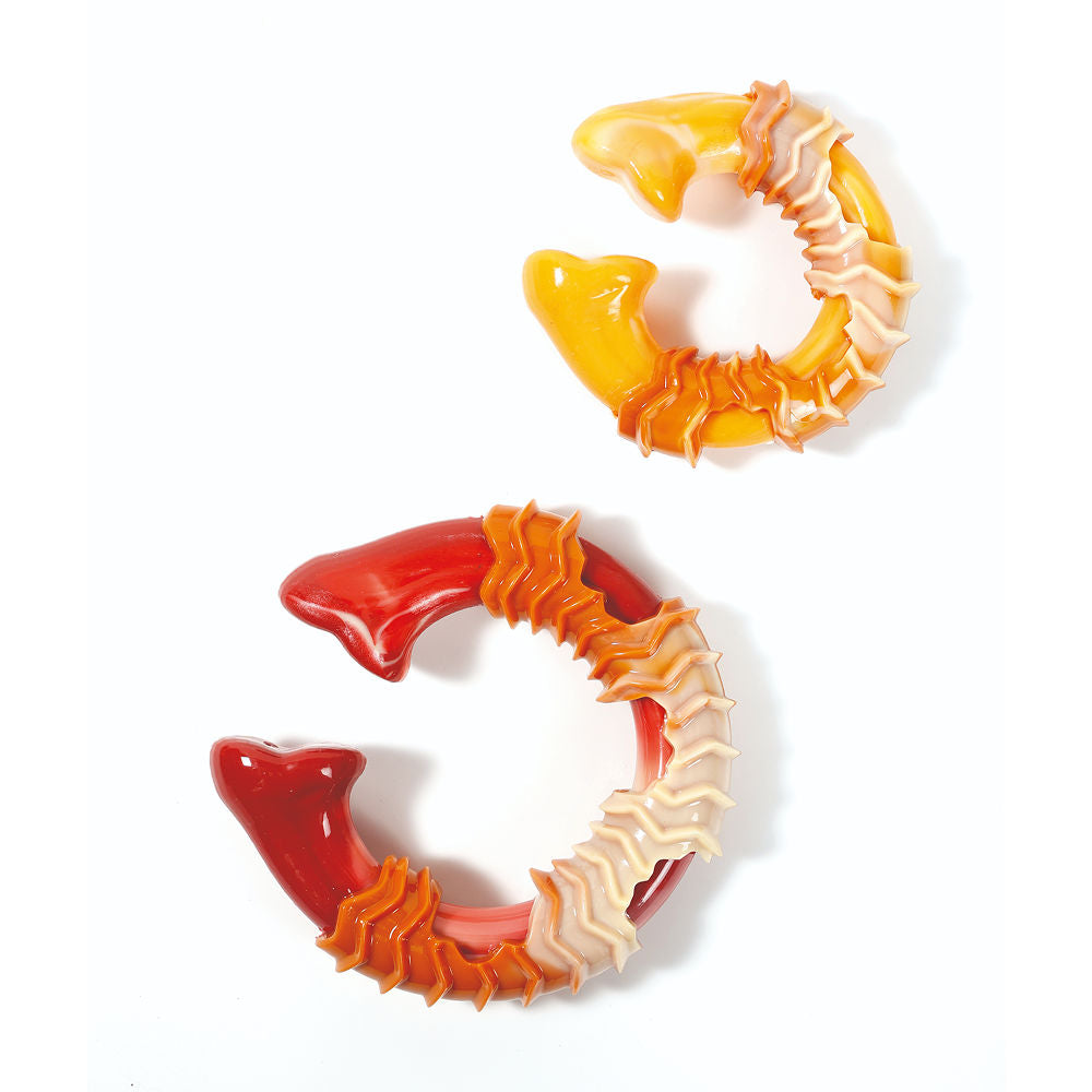 M Pets Carnivore Ring Bone Bacon Scented Chew Toy for Dogs — detail shot