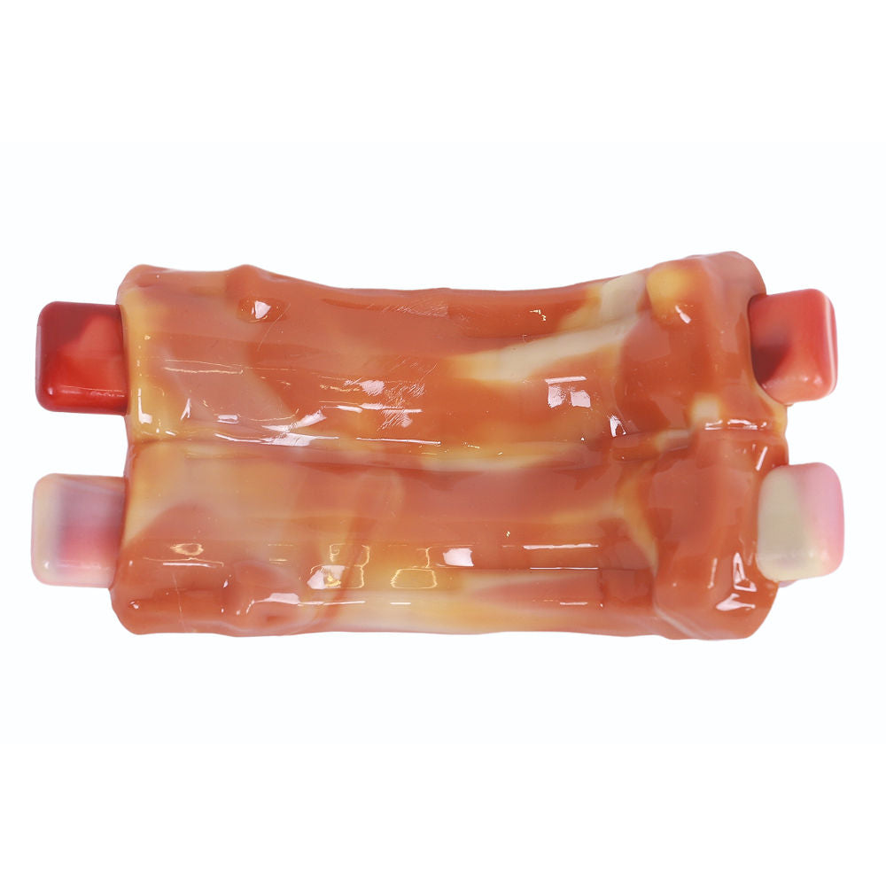 M Pets Carnivore Spare Ribs Bacon Scented Chew Toy for Dogs — back view