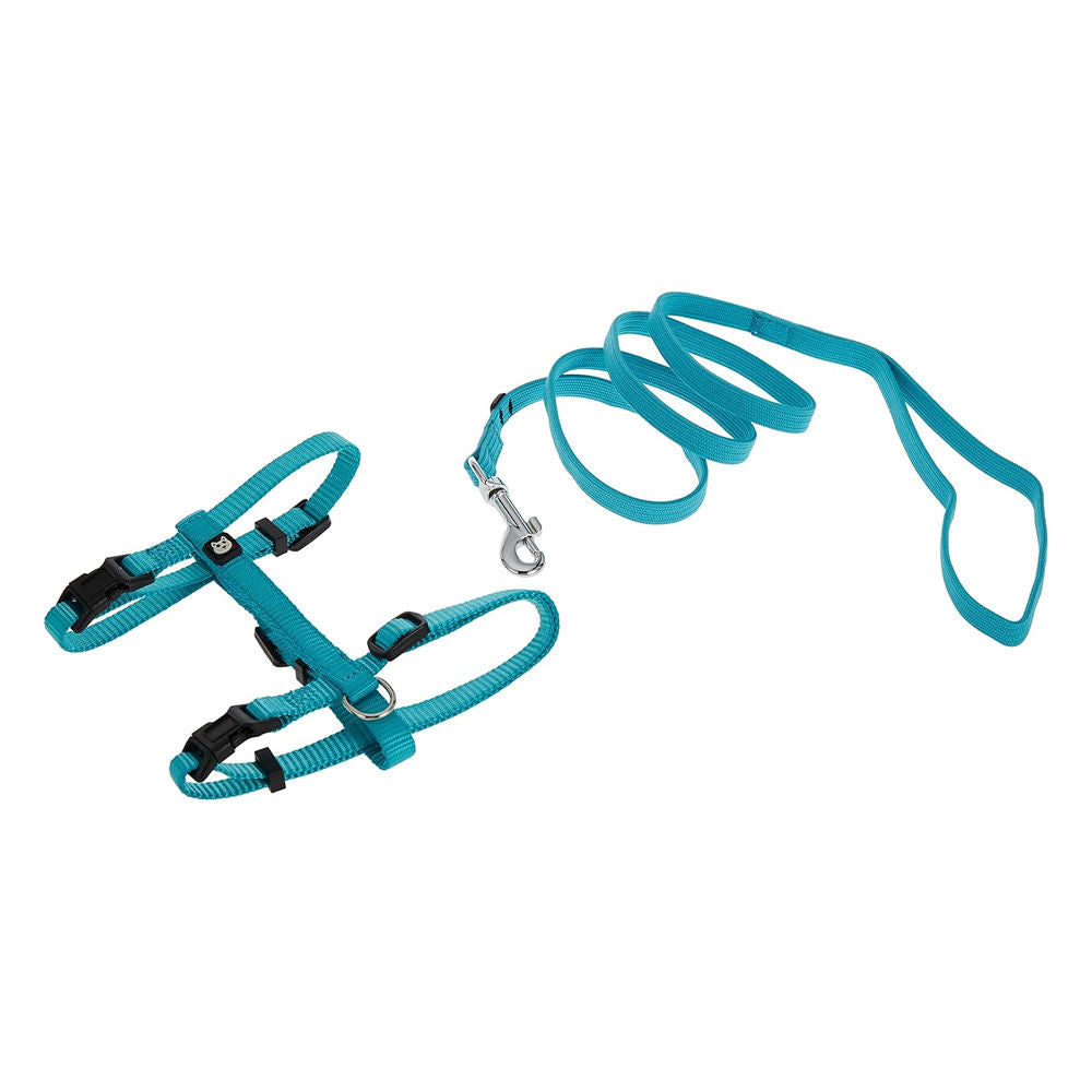 M Pets Catogo Harness Leash For Cats Blue - Image 4