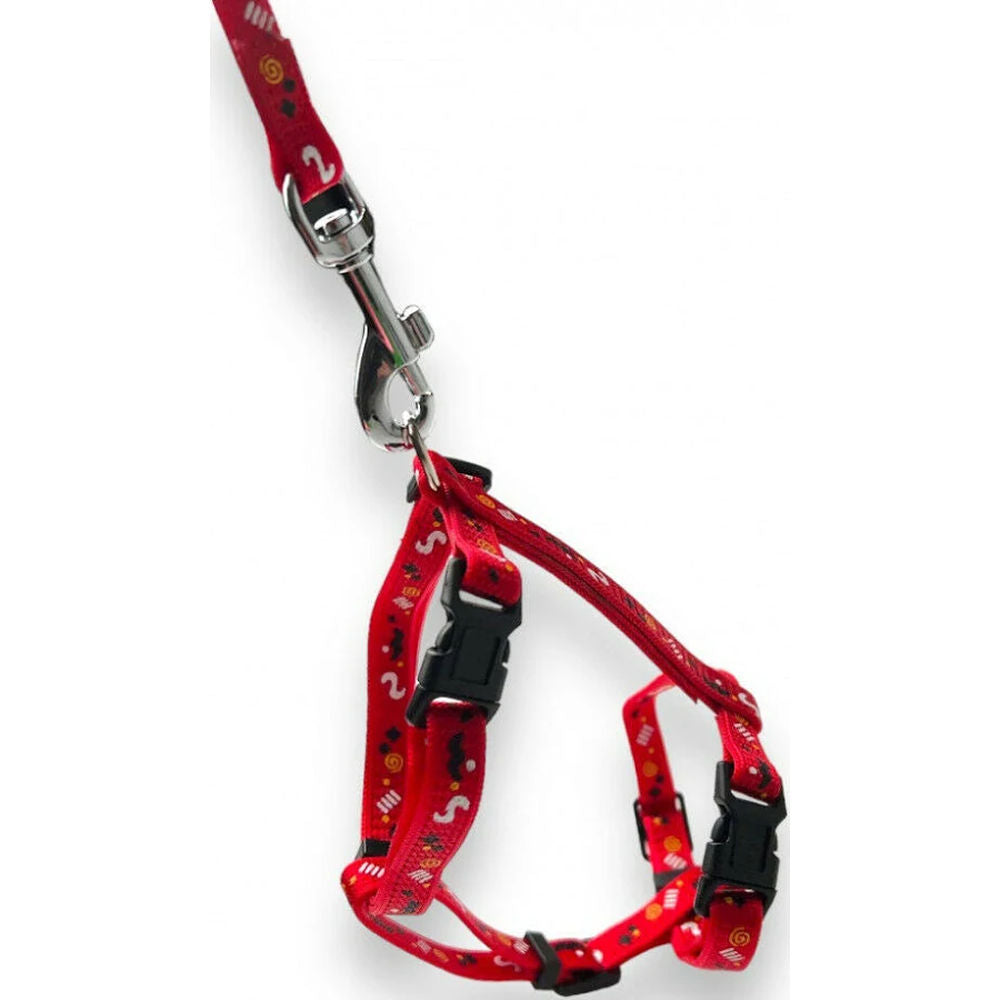 M Pets Catogo Harness Leash For Cats Red - Image 3