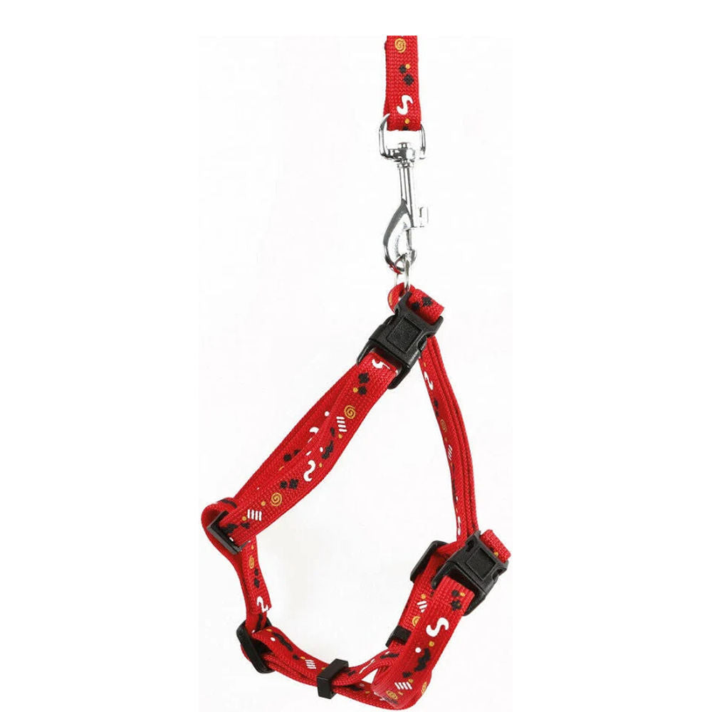 M Pets Catogo Harness Leash For Cats Red - Image 4