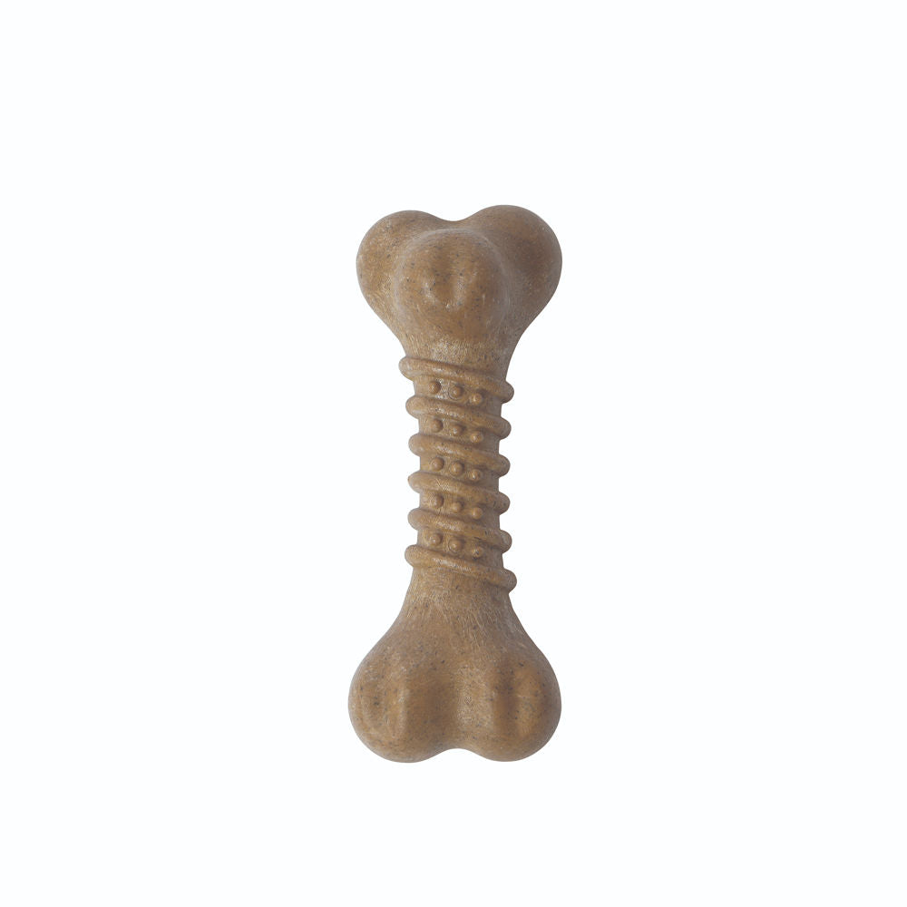 M Pets Chewood Bone Chew Toy For Dogs Brown