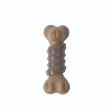 M Pets Chewood Bone With Rubber Chew Toy For Dogs Brown