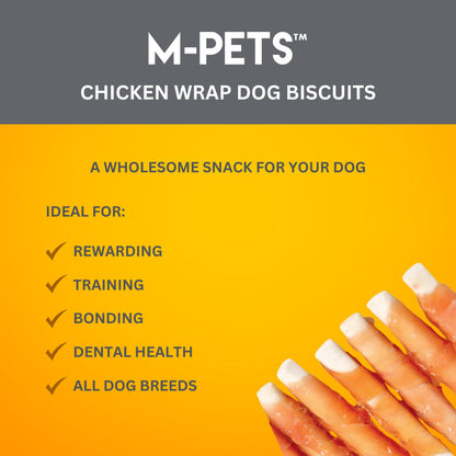 M Pets Chicken Wrap Biscuits Treats For Dogs - Image 4